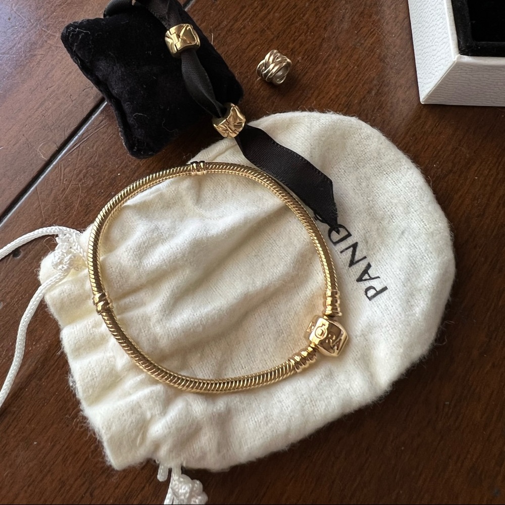Pandora solid gold bracelet
